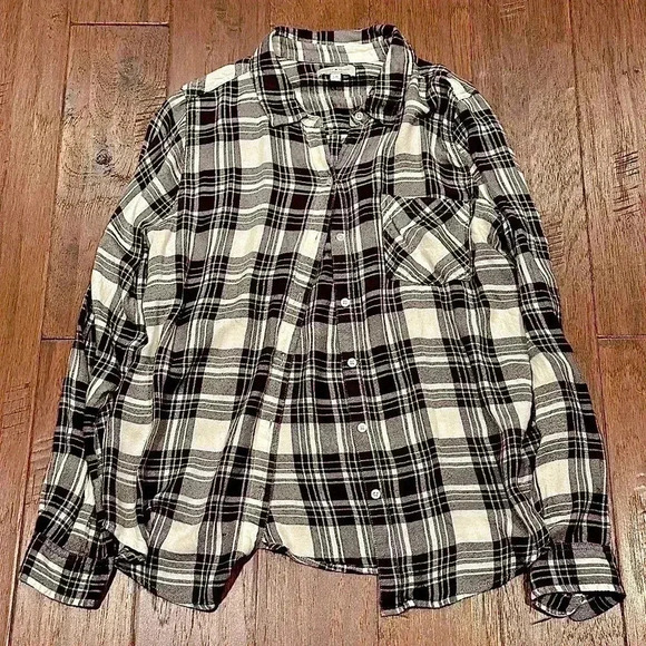 Large LUCKY BRAND Button Down Long Sleeve Top - Picture 6 of 9